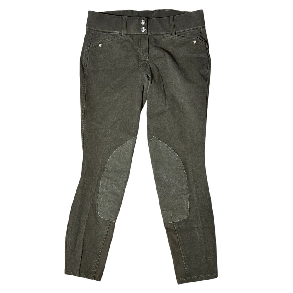 Ariat Breeches Heritage Riding Pants Womens 24R (27x24) Outdoor Equestrian Green